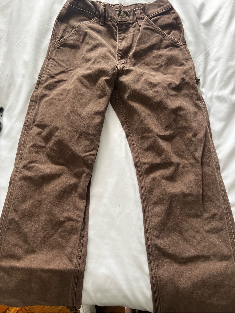 Carhartt Men's Straight-leg Work Pants in Brown